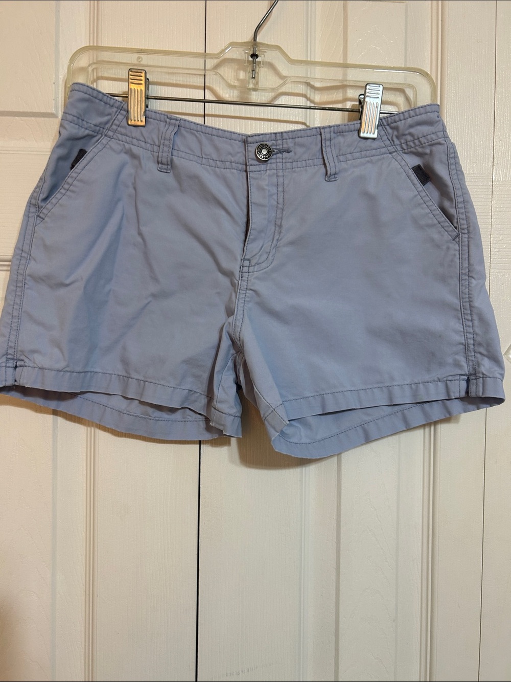 UNIONBAY Light Lavender Casual Cotton-Blend Bermuda Shorts
